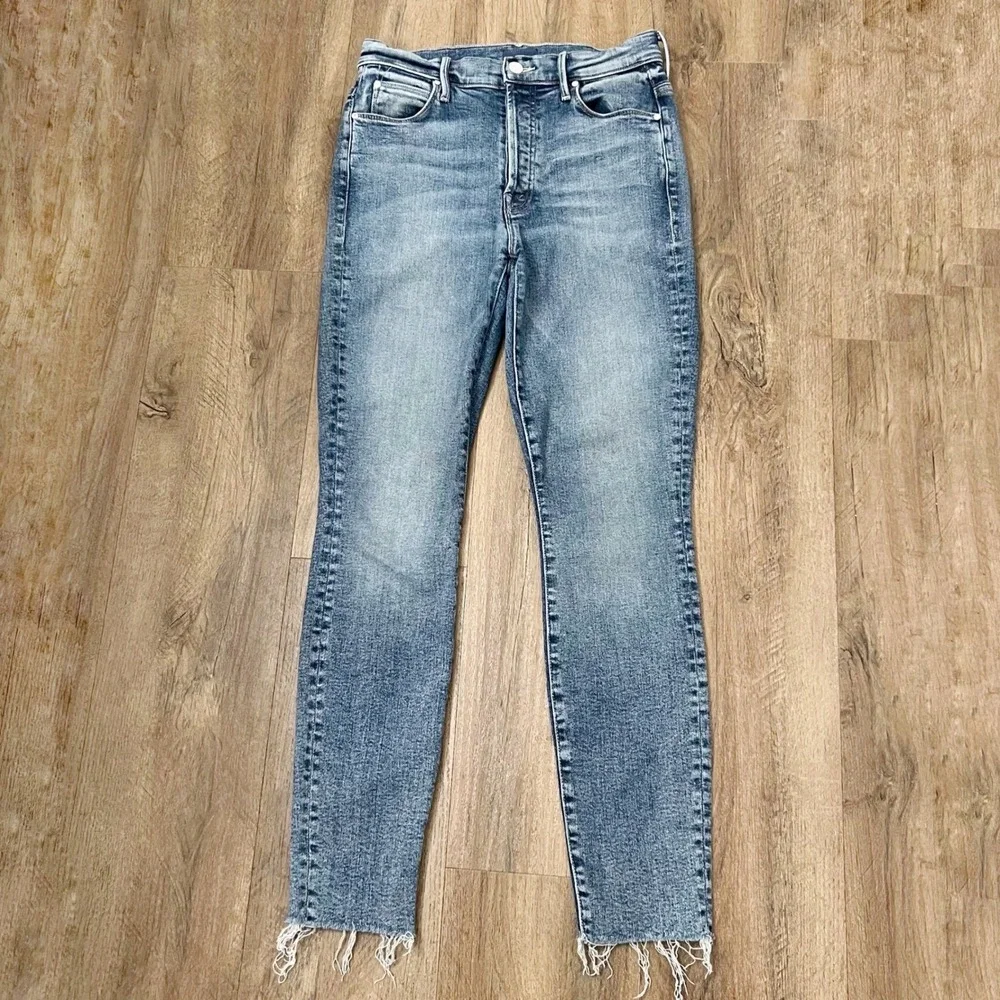 Mother The Stunner Ankle Fray in Whiplash Jeans Size 27 Skinny Jeans